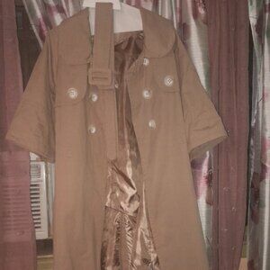 Khaki Trench jacket w/belt